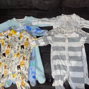 6 baby pajamas